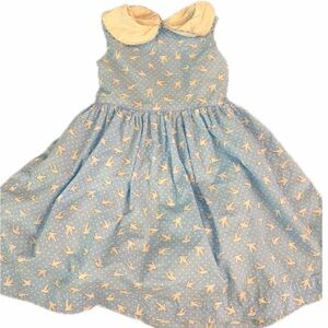 Rachel Riley 5 blue bird dress